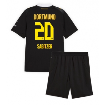 Borussia Dortmund Marcel Sabitzer #20 Maglia Gara Trasferta Repliche 2026-27 Bambino Maniche Corte